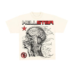 Hellstar Cranium Tee Cream