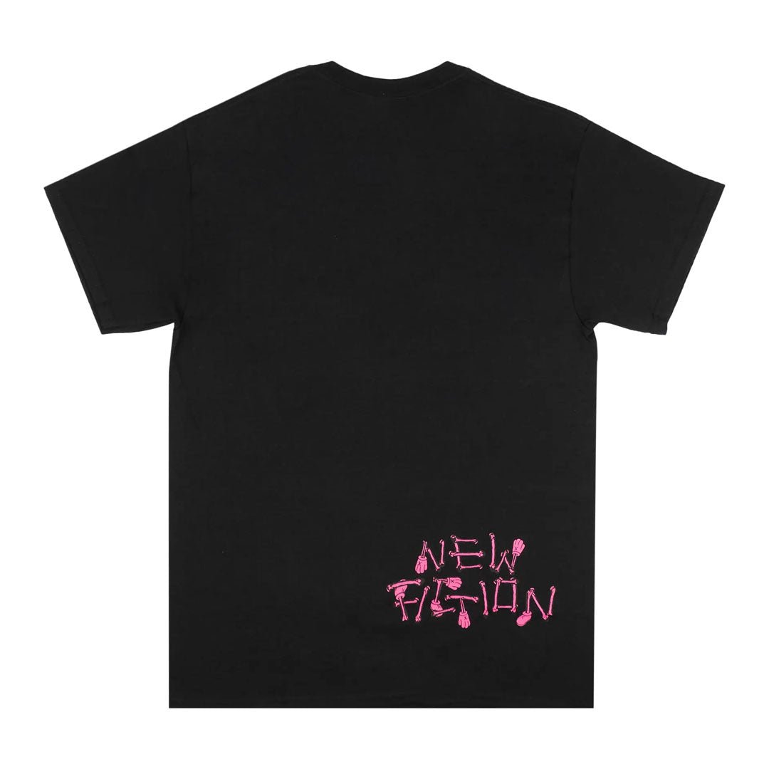 KAWS Skeleton New Fiction Tee 'Black'