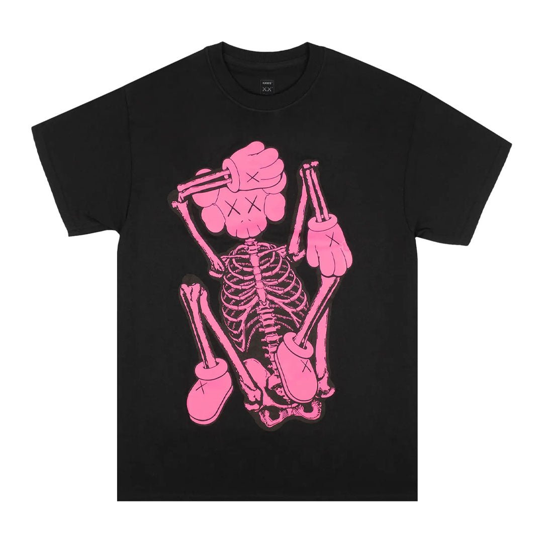 KAWS Skeleton New Fiction Tee 'Black'