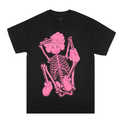 KAWS Skeleton New Fiction Tee 'Black'