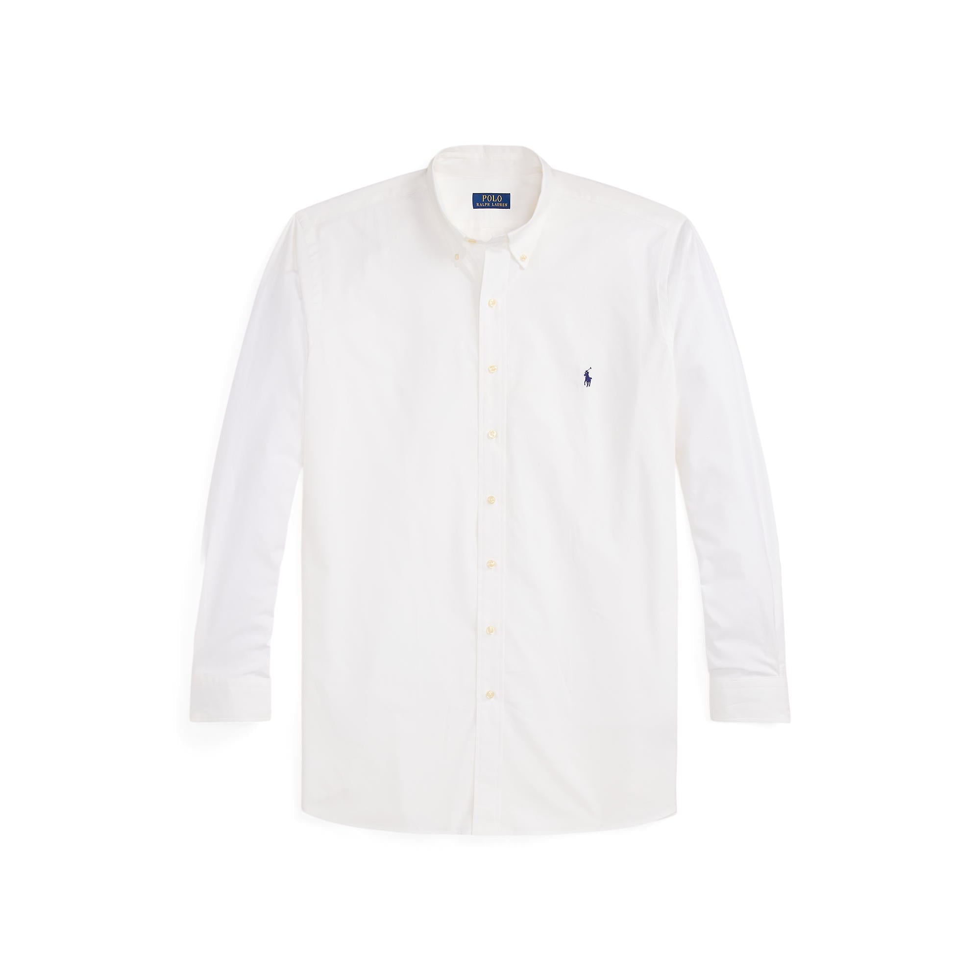 Polo Ralph Lauren - Poplin Stretch Shirt - Big & Tall Sizes - White