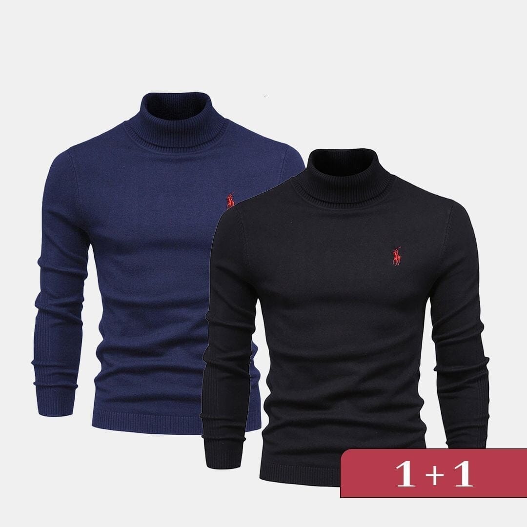 Double Elegance Rollkragenpullover – 1 kaufen, 1 gratis dazu