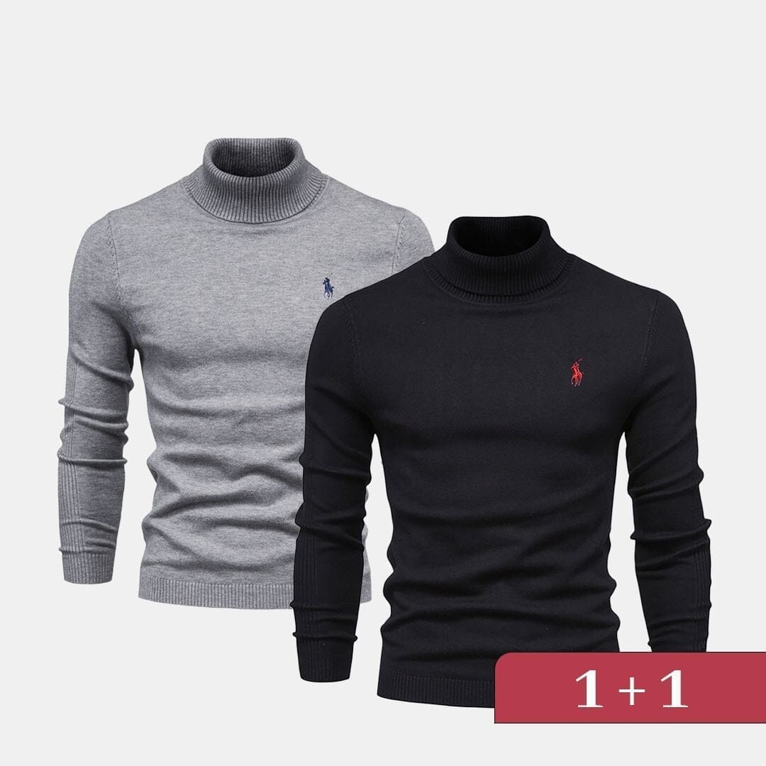 Double Elegance Rollkragenpullover – 1 kaufen, 1 gratis dazu