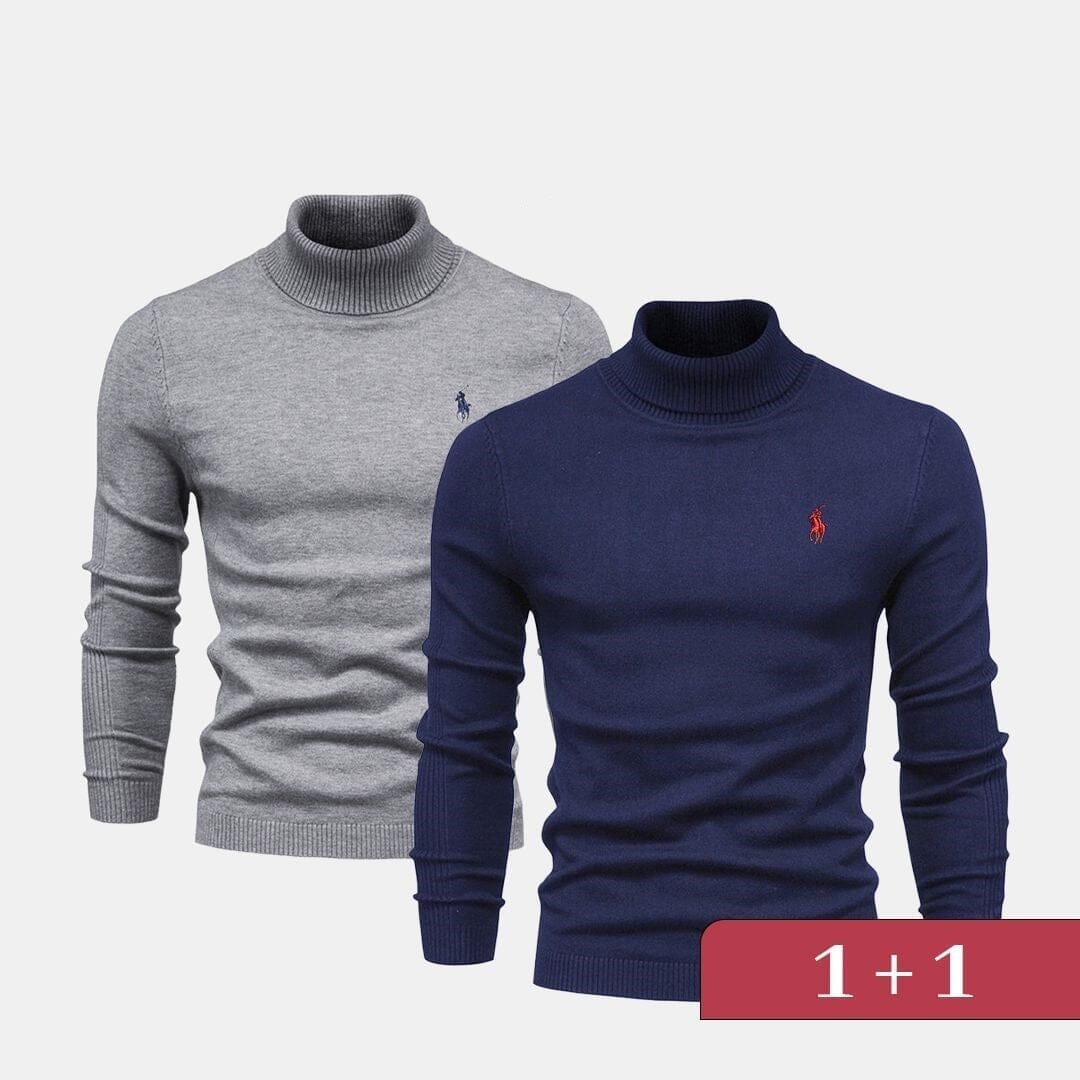 Double Elegance Rollkragenpullover – 1 kaufen, 1 gratis dazu