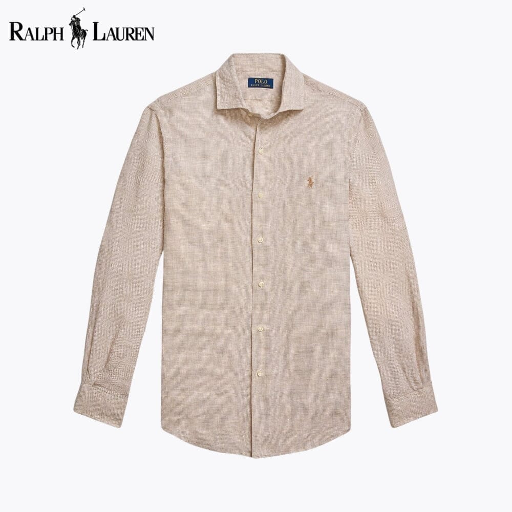 Ralph Lauren Leinenhemd, maßgeschneiderte Passform