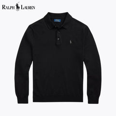 Ralph Lauren Wollpullover mit Polokragen