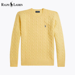 Ralph Lauren Zopfmusterpullover aus Wolle und Kaschmir