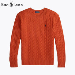 Ralph Lauren Zopfmusterpullover aus Wolle und Kaschmir