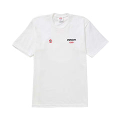 Supreme Ducati Logo Tee White