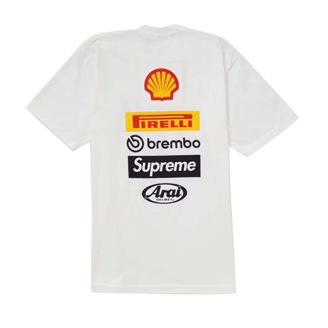Supreme Ducati Logo Tee White